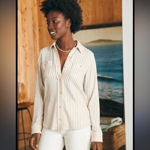 Faherty Striped Sweater Shirt